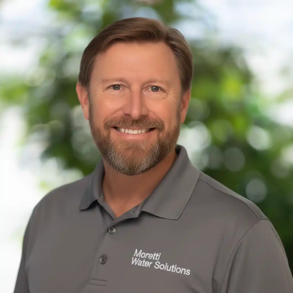 Portrait of owner Zachary Cooper of Moretti Water Solutions